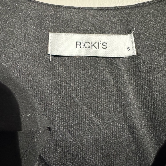 Ricki's Black Asymmetrical Ruffle Dress - Picture 3 of 5